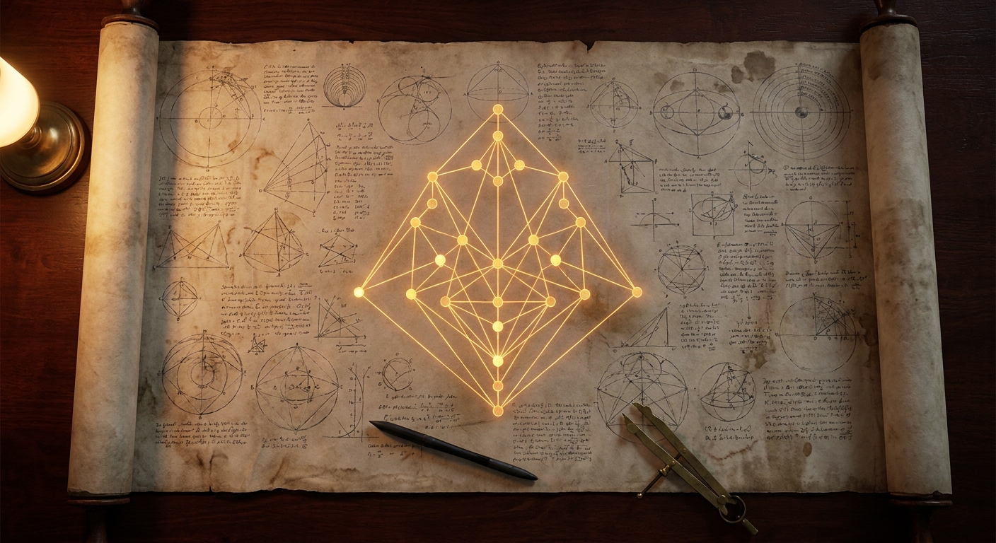 AI-generated illustration for: An AI named Aristotle just finished a mathematical proof that had stumped humans for decades and then verified its own work in a formal coding language.