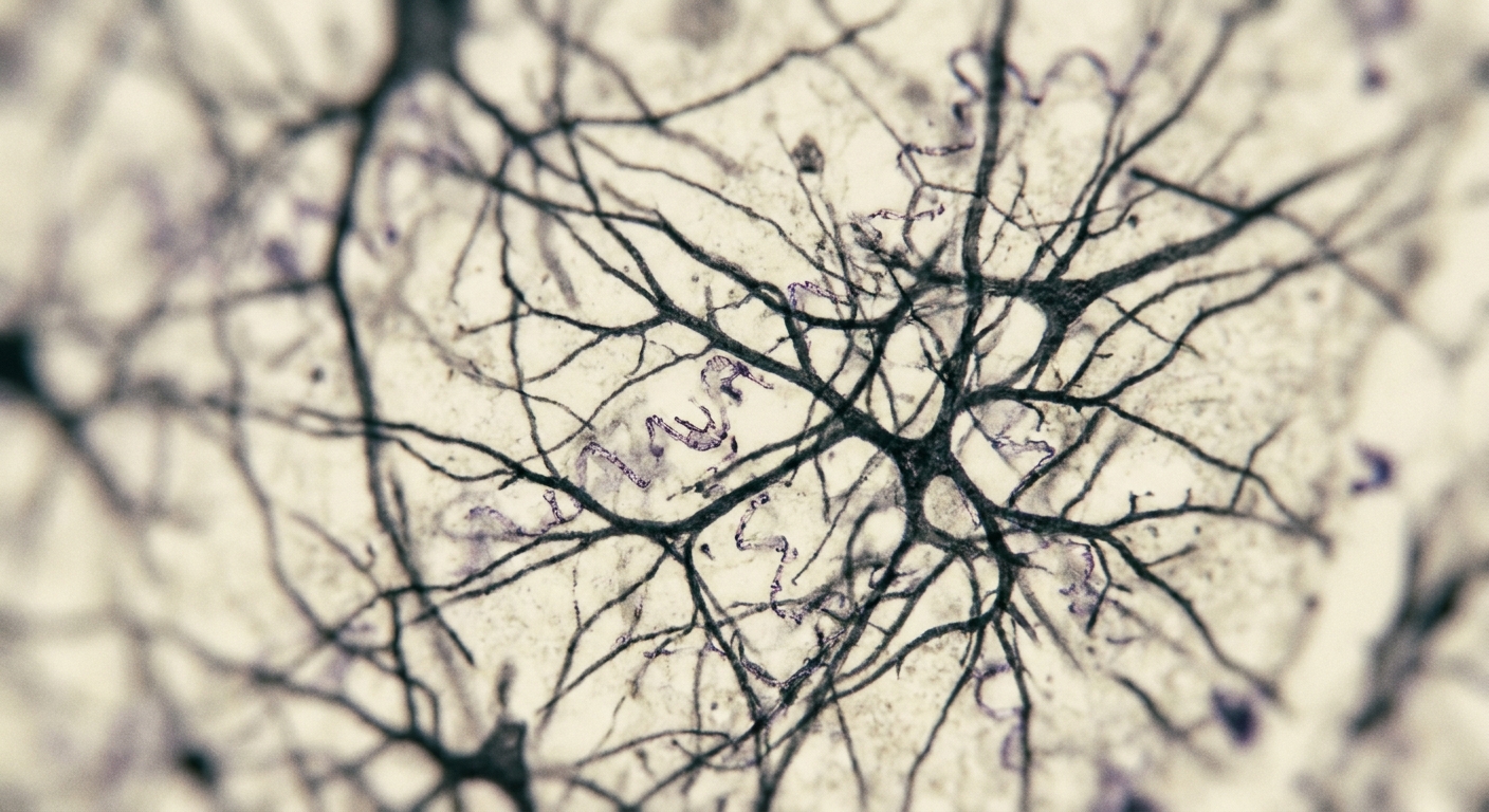 AI-generated illustration for: SARS-CoV-2 RNA survives in the human brain and multiple organs for up to 230 days after the first symptoms appear.